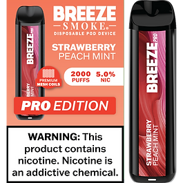 Strawberry Peach Mint Breeze Pro